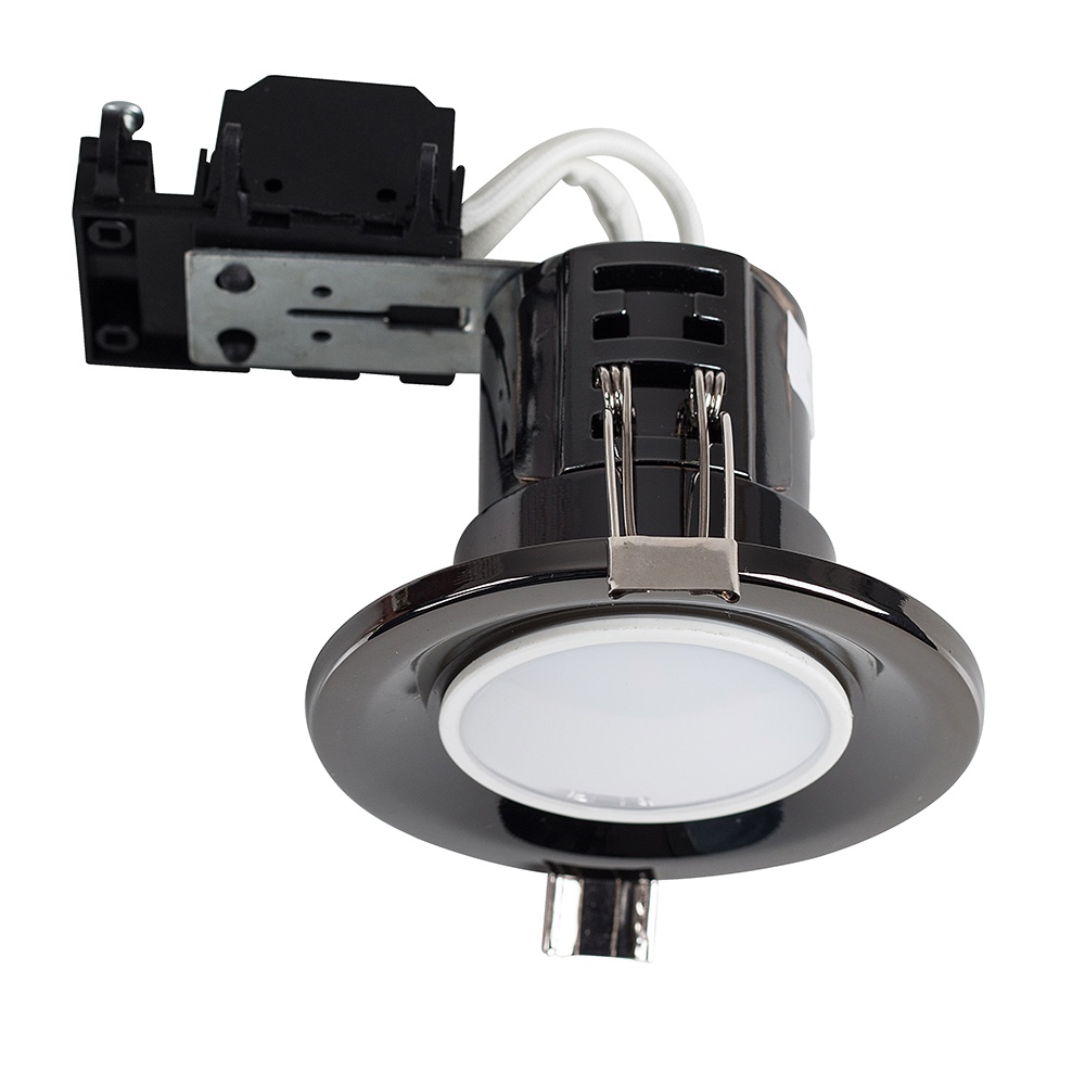 Pack of 20 MiniSun Fire Rated Downlights in Black Chrome