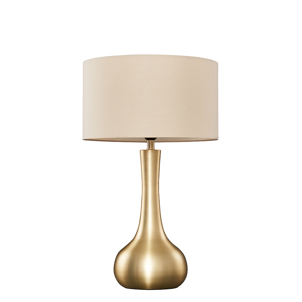 Laurin Large Gold Table Lamp With Reni, Gold Lamp Table Uk