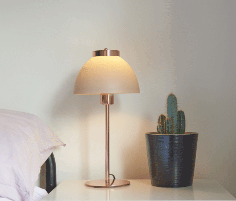 Designer Table Lamps Bedside And Desk, Navy Blue Table Lamps Bedroom